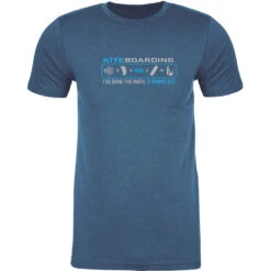 Kiteboarding - I've Done The Math T-Shirt - Cool Blue Discounts Apply !