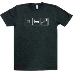 Eat, Sleep, Kite - Kiteboarding T-Shirt - Charcoal - 25% Off Discounts Apply !